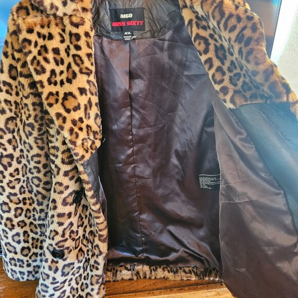 Miss sixty leopard print coat - Picture 4 of 5